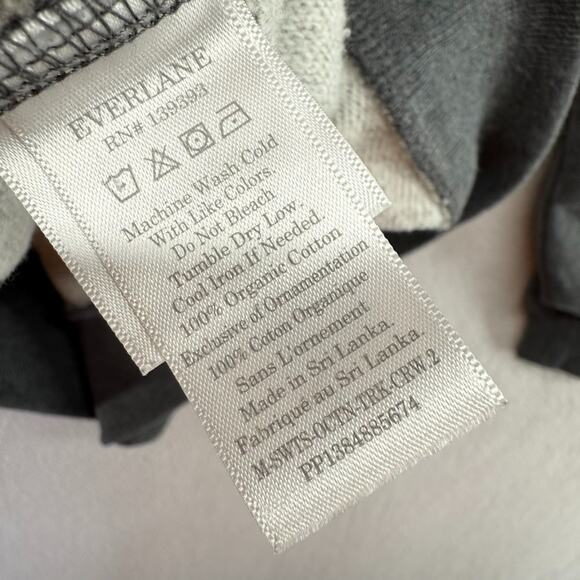 Everlane Sweatshirt Mens XS Gray Crewneck Blank Solid Track Uniform Lounge NEW - Picture 8 of 11